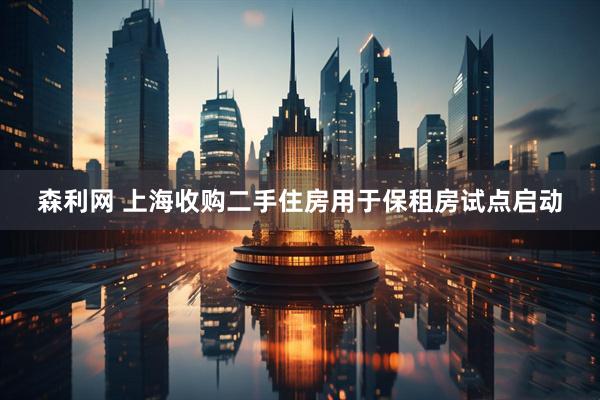 森利网 上海收购二手住房用于保租房试点启动